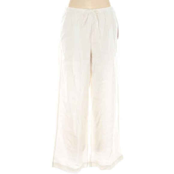 Athleta Pants - NWT Athleta Ivory Linen Pants, Size M